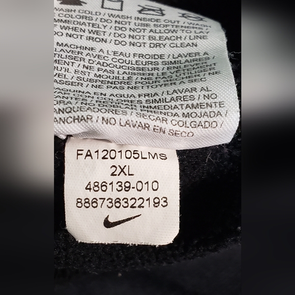 Nike, NFL New Orleans Saints hoodie. XXL, EUC - Picture 4 of 12